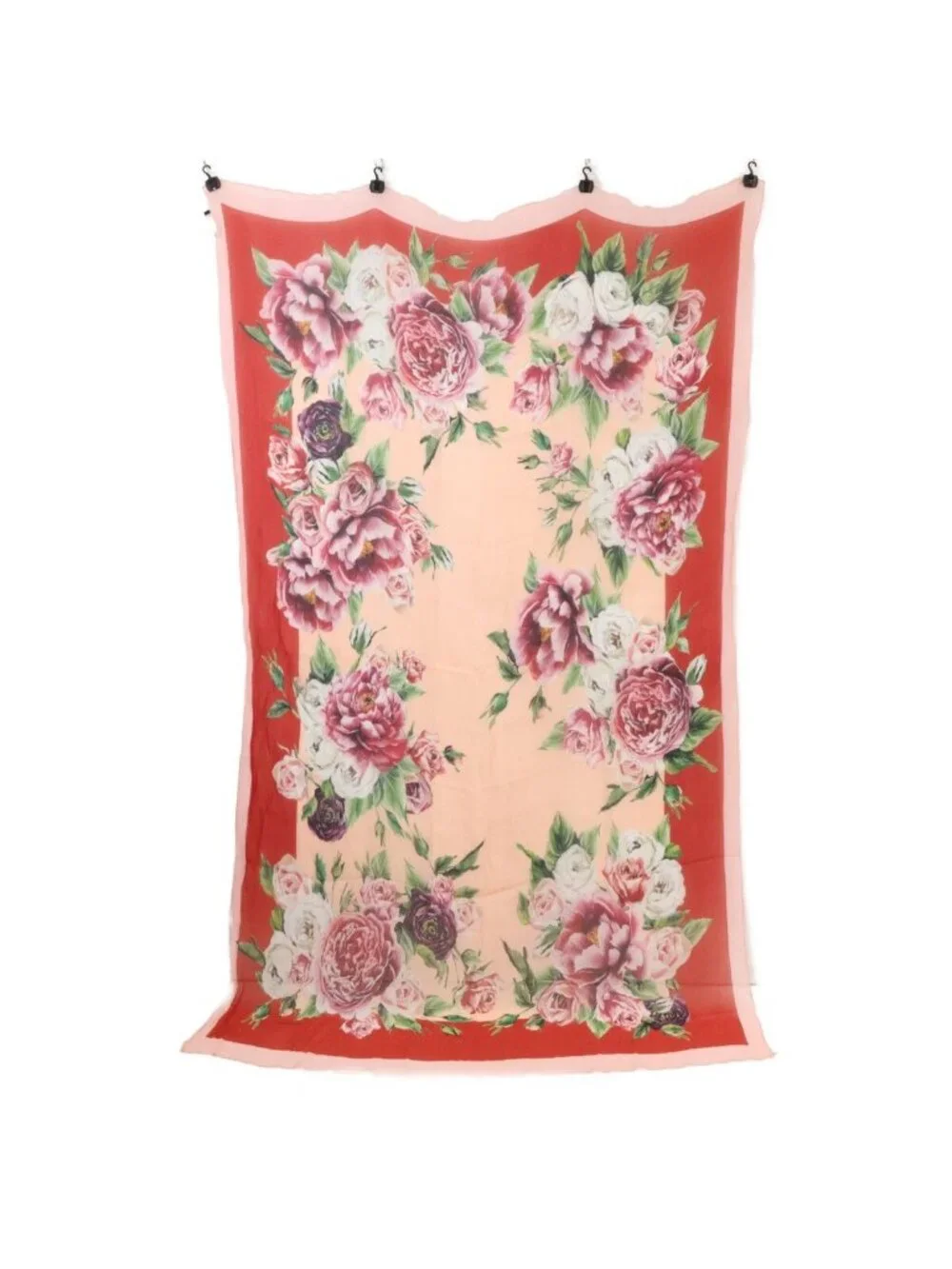 Dolce & Gabbana Flower Silk Large Format Scarf